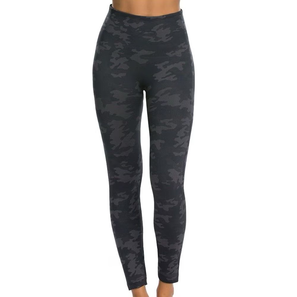 Spanx Seamless Leggings - Gray Camo